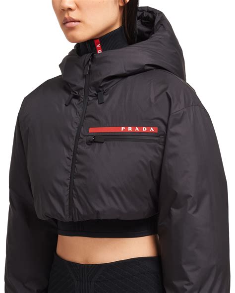 giacca prada puffer verde|Prada Puffer Jackets for Women .